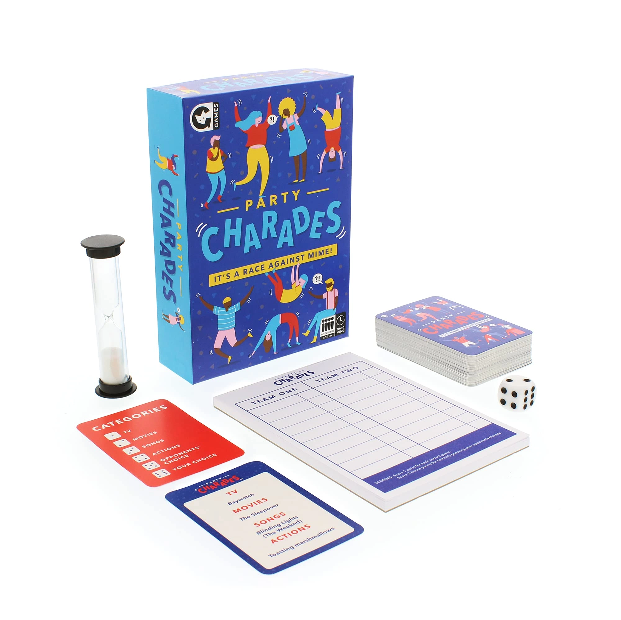 Ginger Fox Party Charades - 200 Charades Family Card Game
