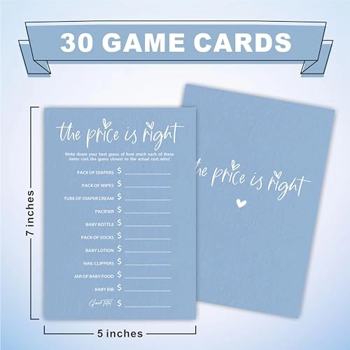 True or False Game Set For Baby Shower - 30 pieces