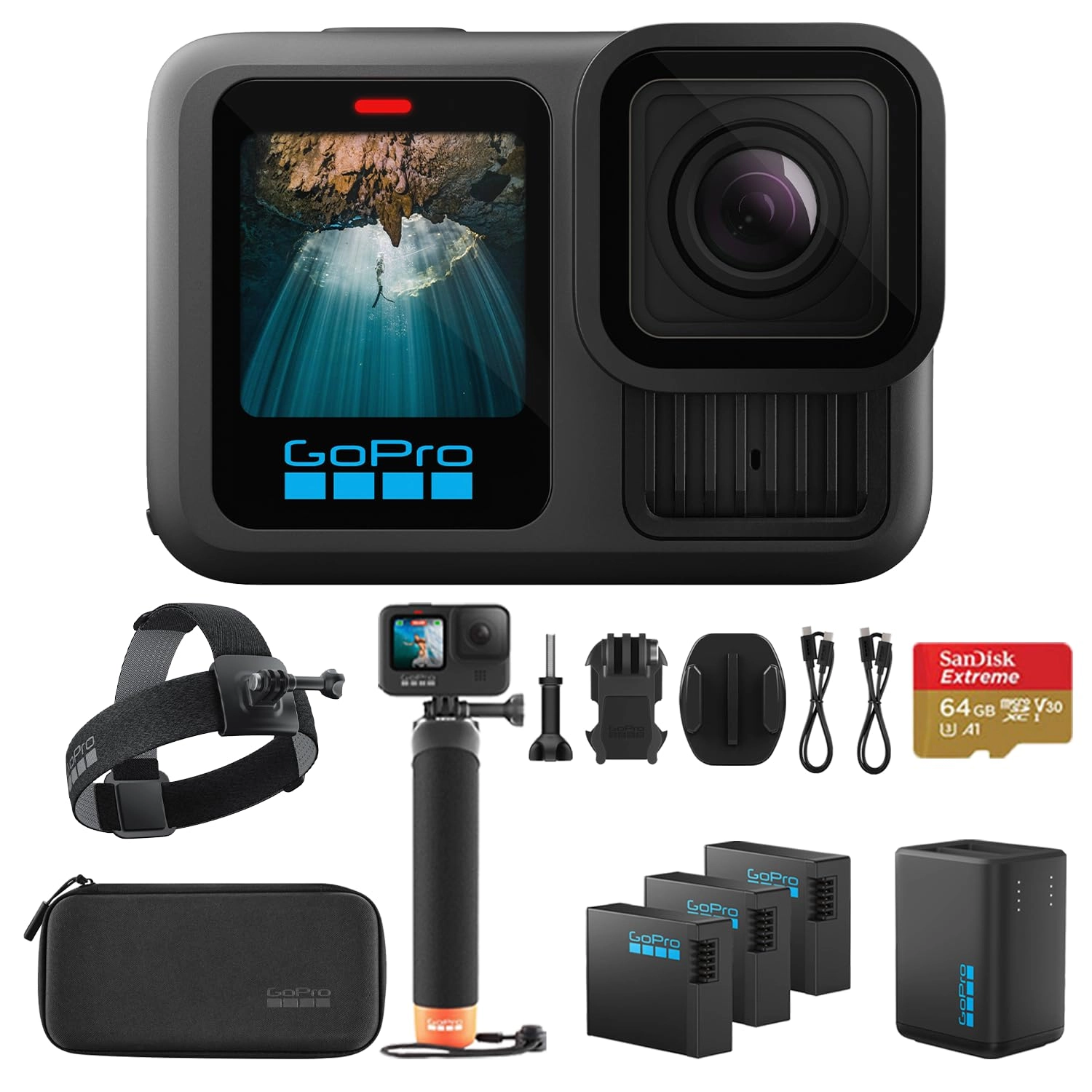 HERO13 Black 5.3K60 Extended Power Bundle