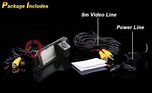 License Plate Light Rear View Reversing Backup Camera - 628x586 pixels