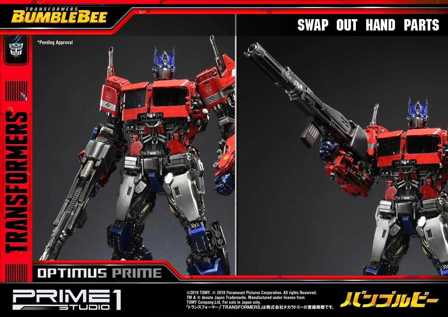 Bumble Bee Optimus Prime Statue Cybertron Edition EX Version (81.9 cm)
