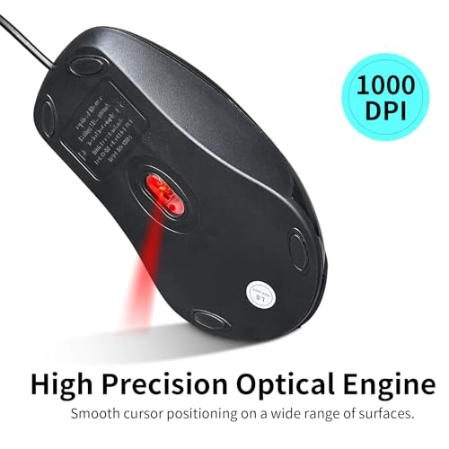 Wired PS2 Mouse - PS/2