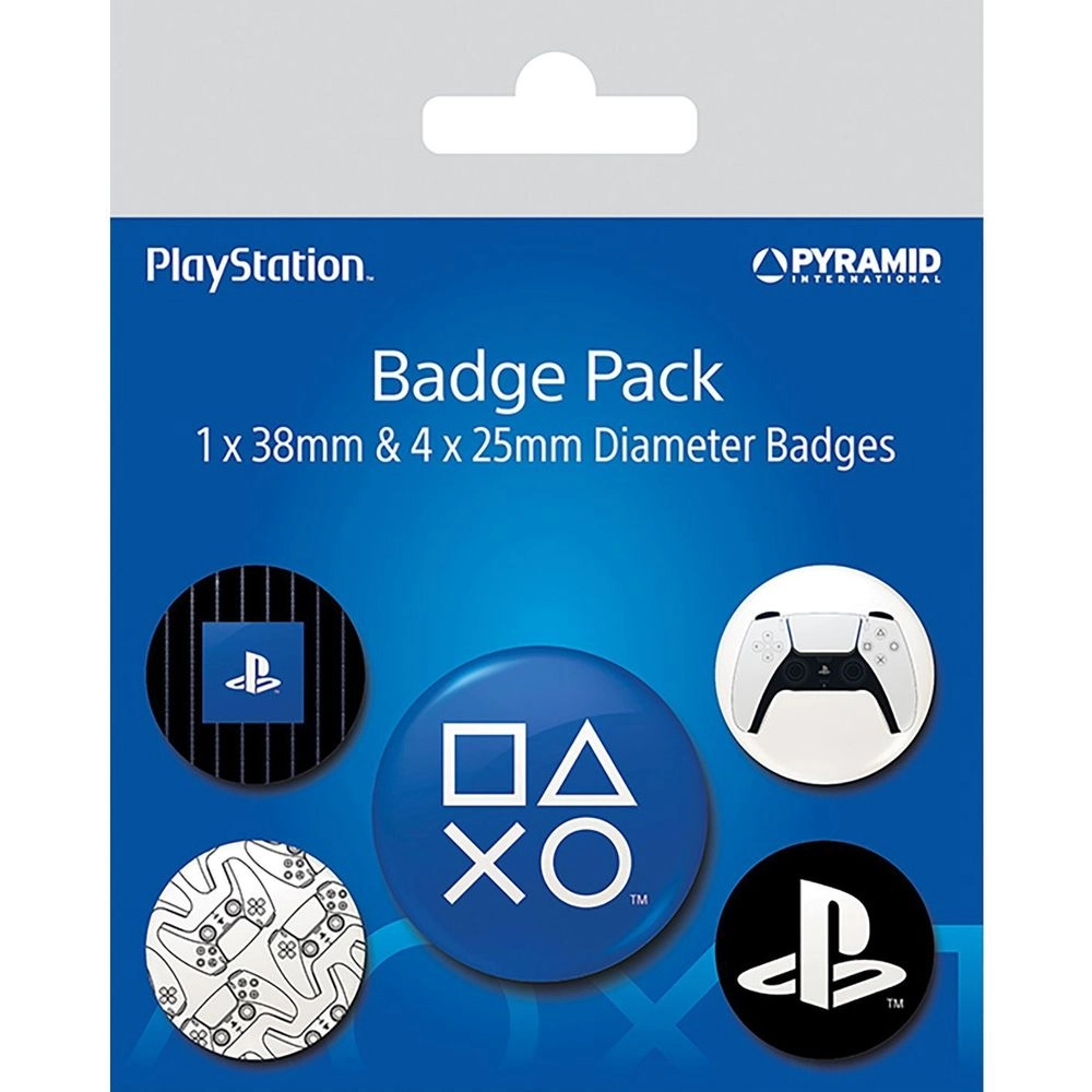 PYRAMID POSTERS Playstation - Everything To Play For Badge Pack