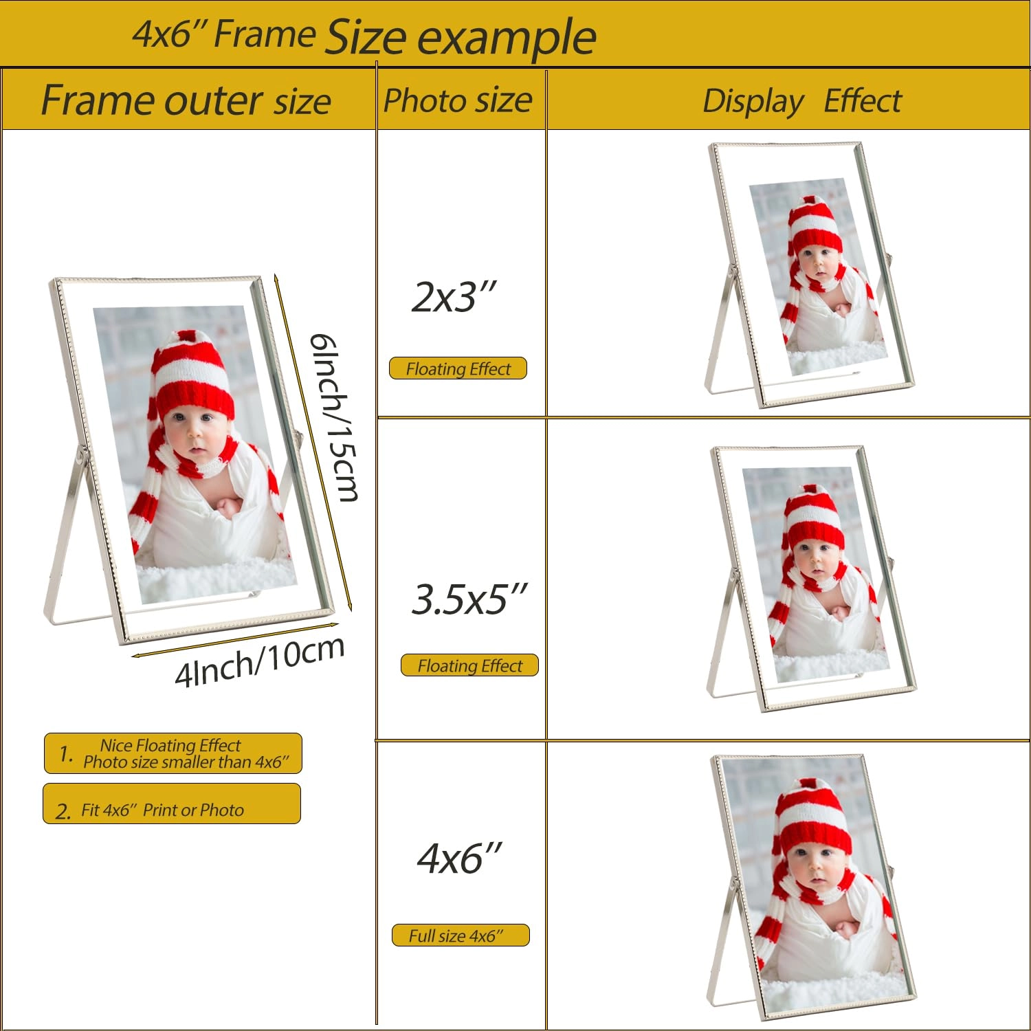 Floating Frame - 4x6''