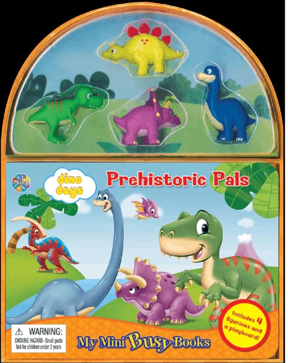 Phidal Prehistoric Pals My Mini Busy Board Book - 3 years+
