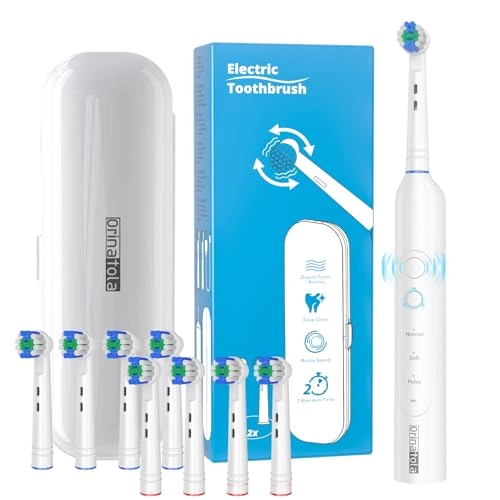 3862 - 8 Brush Heads 3 Modes White