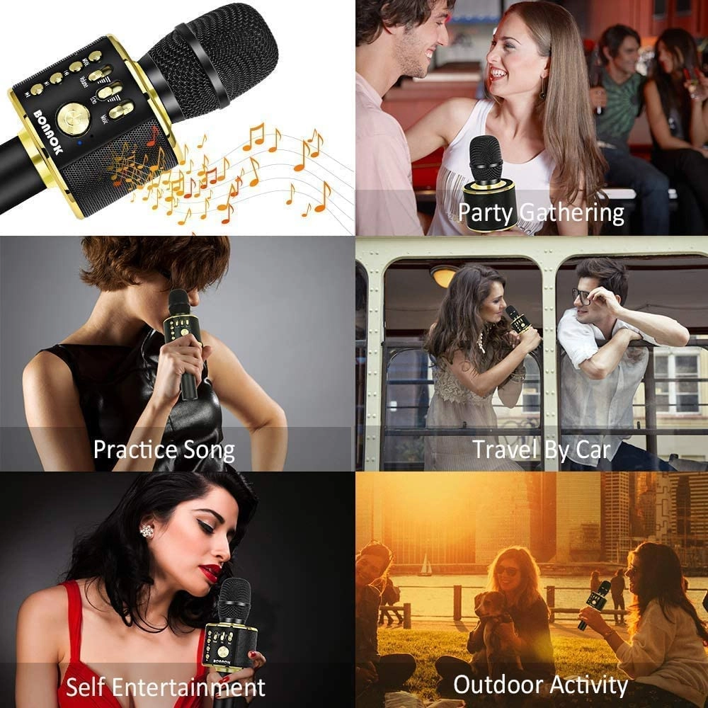 Q37 Wireless+3.5mm-Mini-Jack+USB Microphone