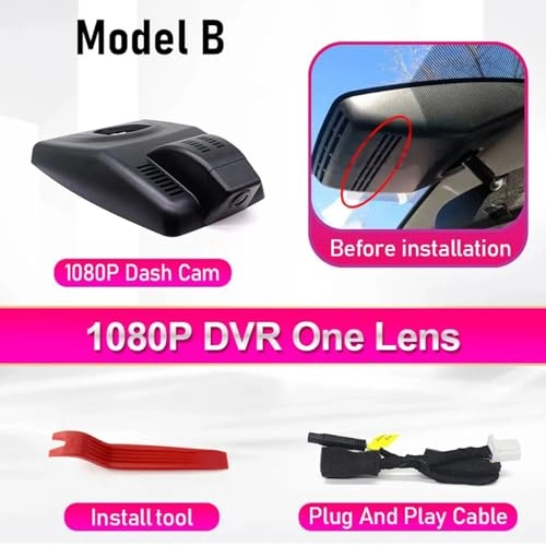 Dash Cam - 1080P for Toyota RAV4 XA40 XA50 2019-2024