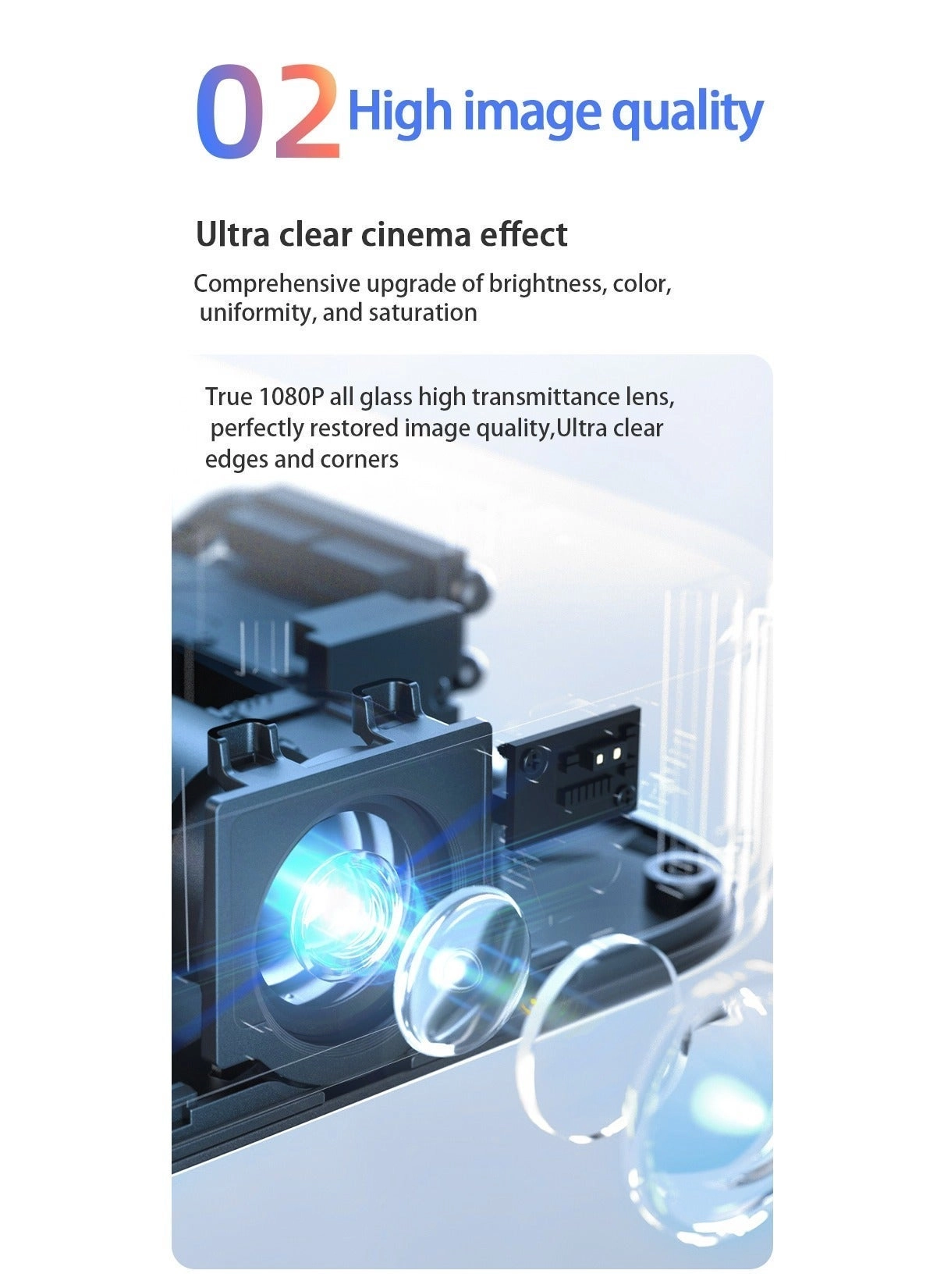 4K Smart Projector CY401 180 ANSI lumens