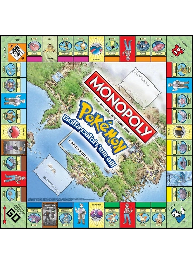 Pokemon Monopoly: Kanto Edition