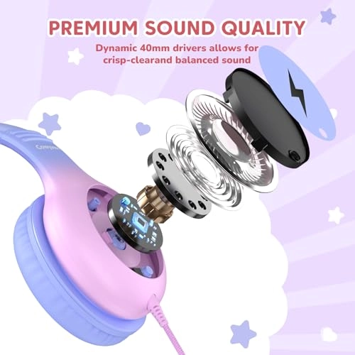 Kids Headphones Wired Headphone