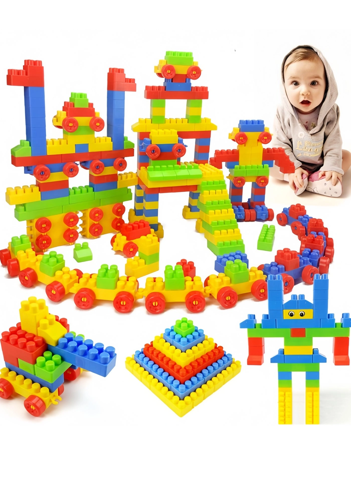 Construction Toys - 100 pcs