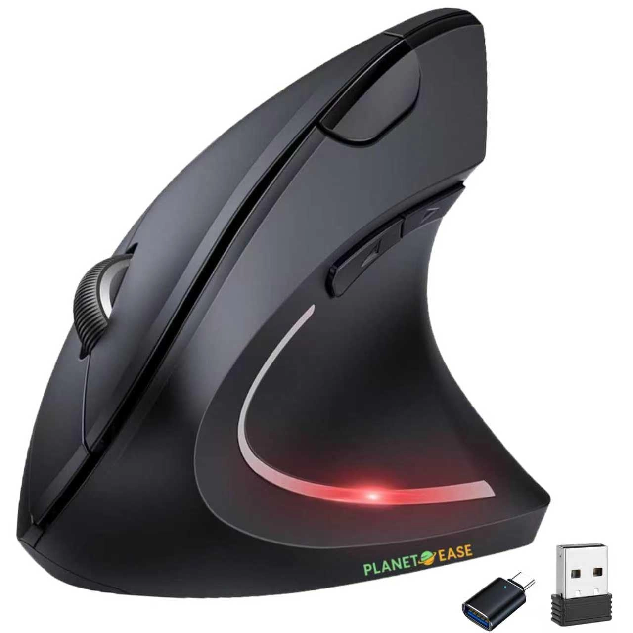 Mouse - Wireless, 2.4GHz USB, Plug and Play