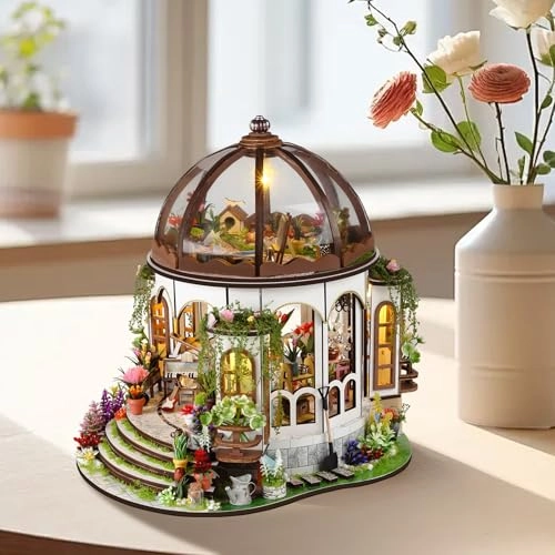 Miniature Dollhouse Kit - Castle Flower House