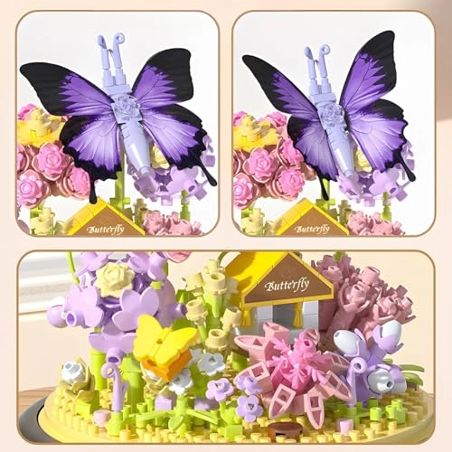 Butterfly Flower Bouquet - Bonsai Collection Dust Cover