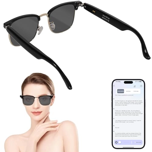 AI Smart Glasses - Translation Black frame