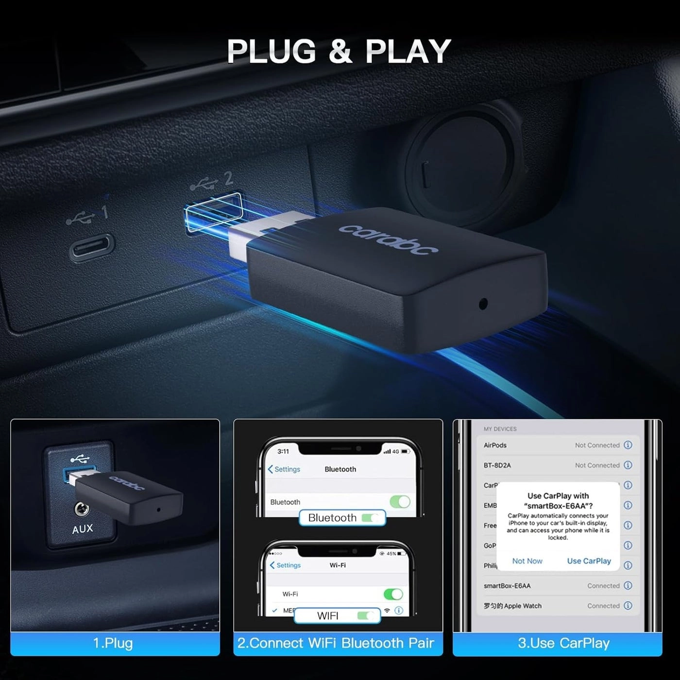 Wireless CarPlay Adapter