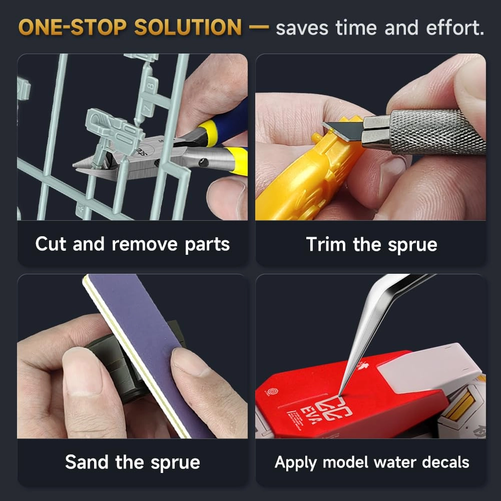 Model Tools Kit - Metal 14 PCS
