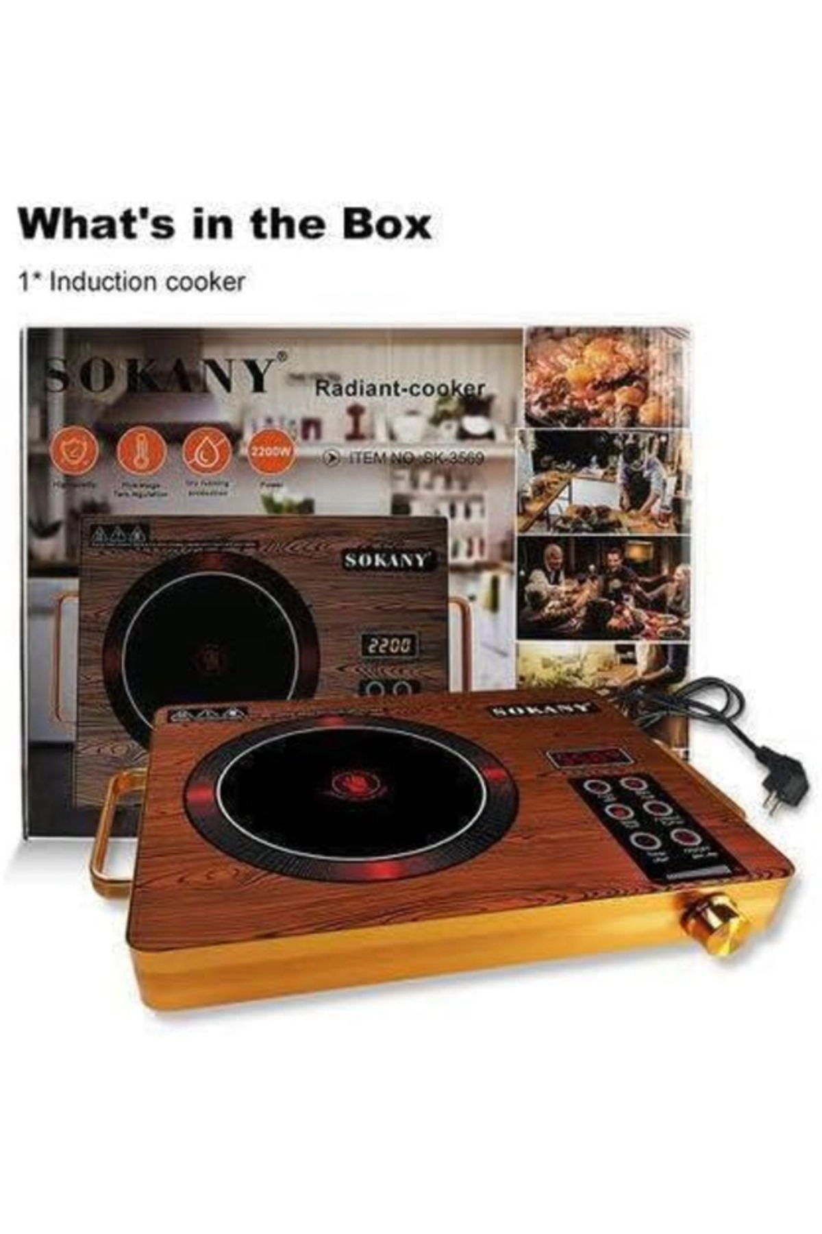 Digital Hotplate - 2200W Single Burner