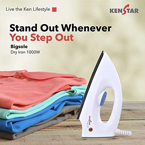 Bigsole - 1000 watts Dry Iron White