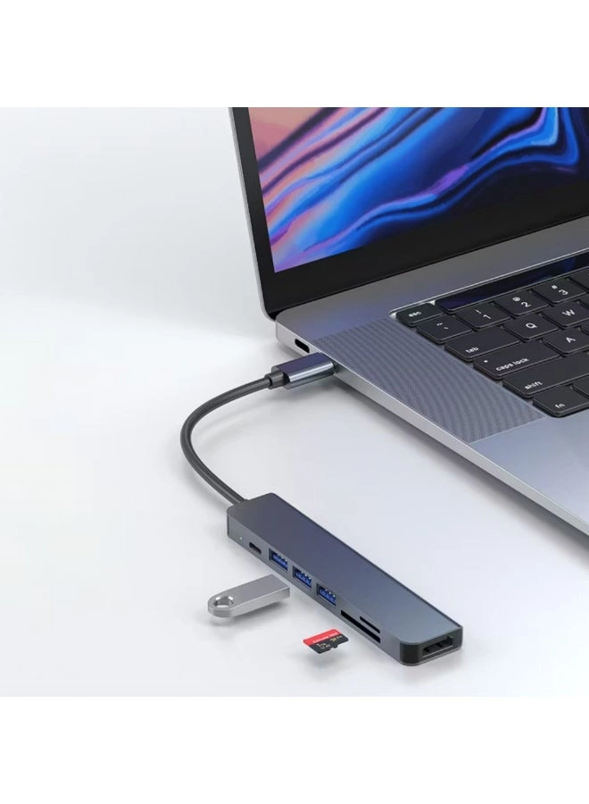 7-in-1 USB-C Hub - 4K@30Hz HDMI 87W PD 5Gbps