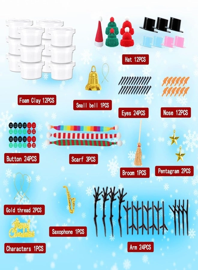 Build a Snowman Kit - Christmas 12 pcs