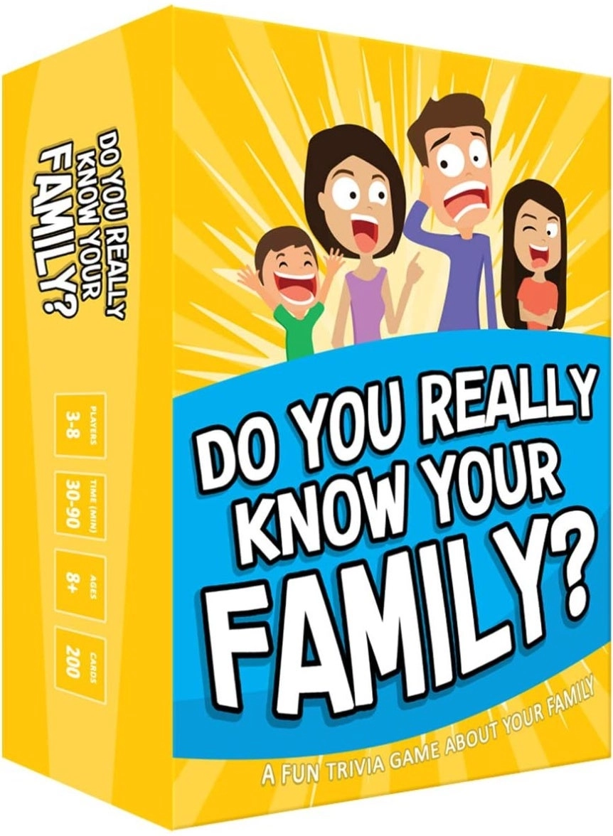 EVERSTRIDE Do You Really Know Your Family? Conversation Card Game - 1 piece 3+ Years