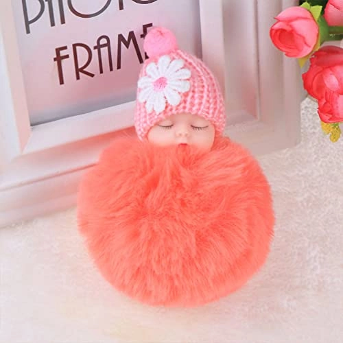 Doll Pompom Keychain