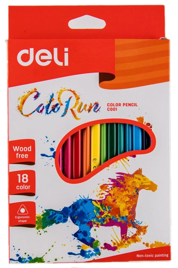 Deli Color Pencils - 18
