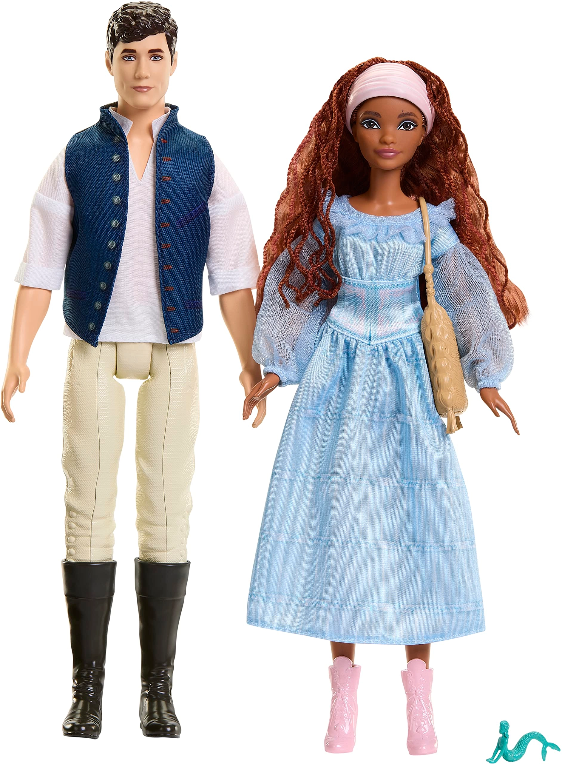 Mattel Ariel Doll + Prince Eric Doll