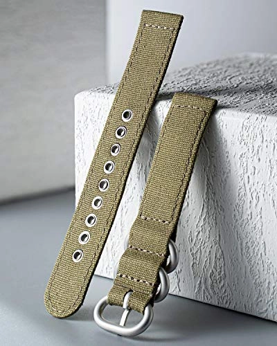 Watch Bands - 20mm 22mm Cotton Canvas