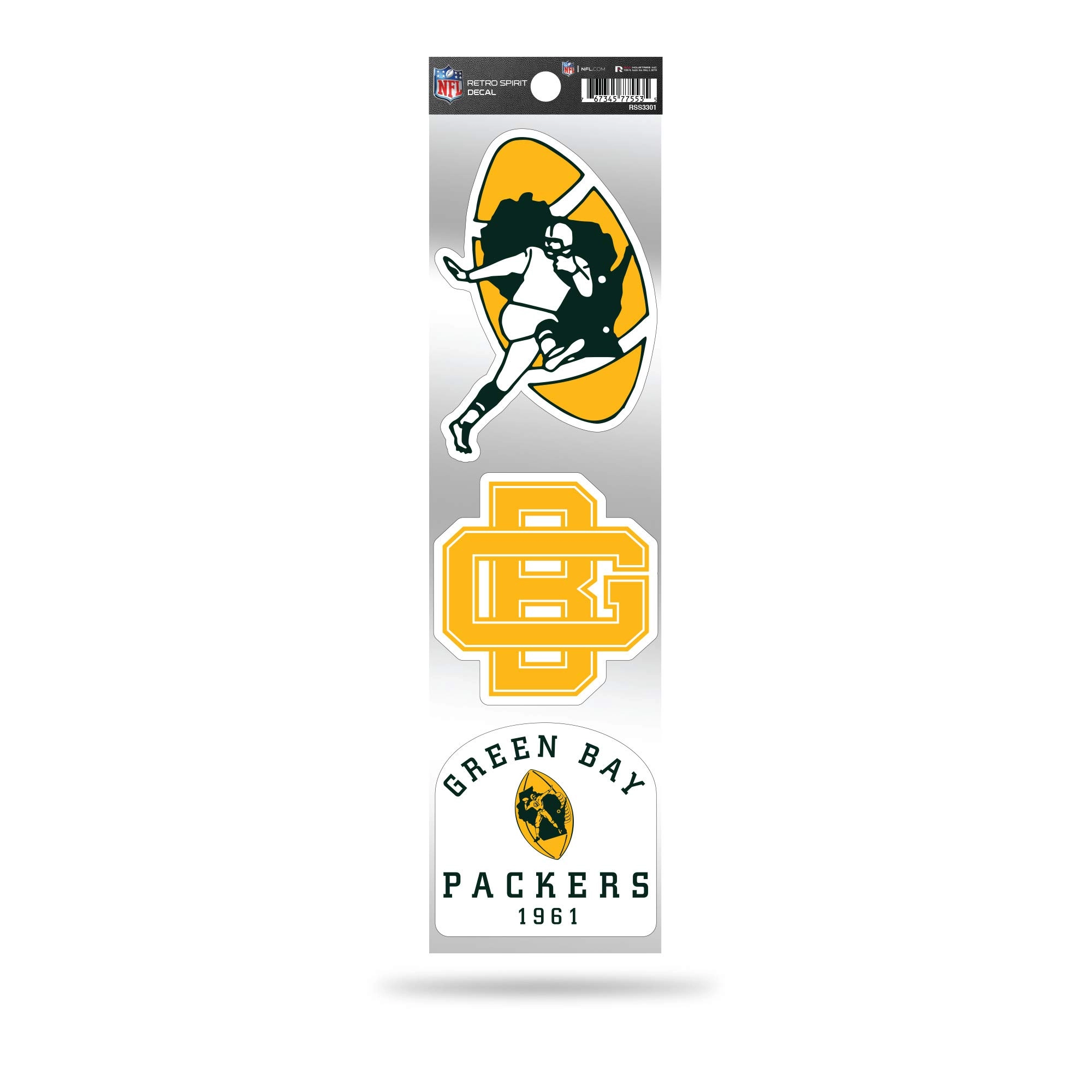 Rico Design Retro Spirit Decals - durable vinyl material and natural fibers 3 piece(s)