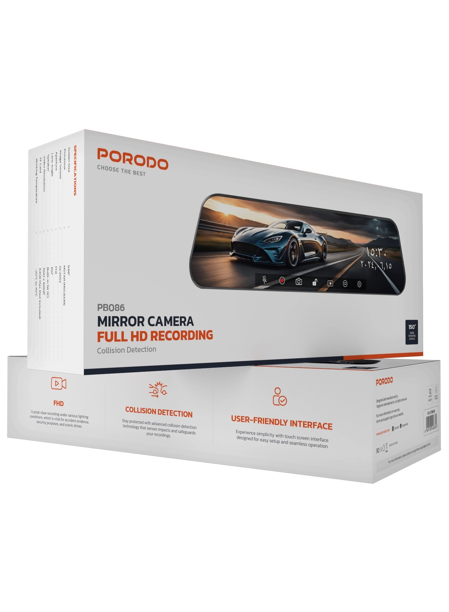 PD-LFST086-BK 1920x1080P