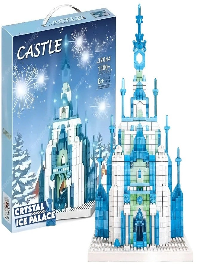 Spindoo Blue Crystal Princess Castle - 1300+ pcs