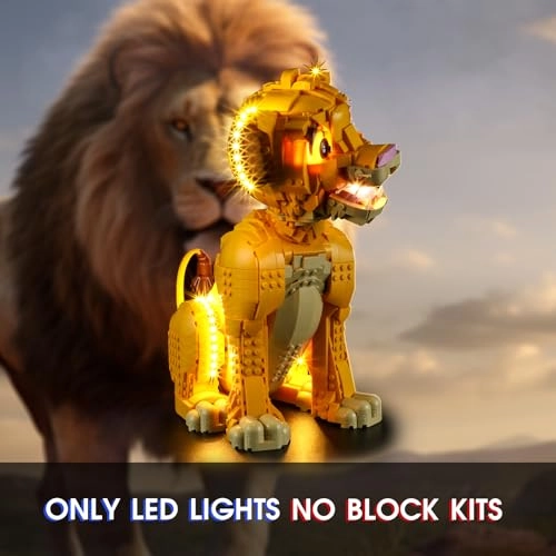 Led Light for LEGO Simba The Lion King 43247 - Plastic 1