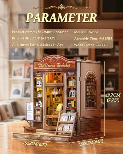 Book Nook Kit - Cooking Bookstore