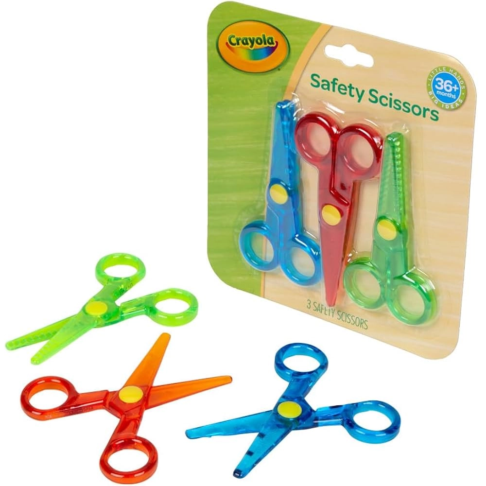 Crayola 3 My First Safety Scissors - 3+ years 3 pcs