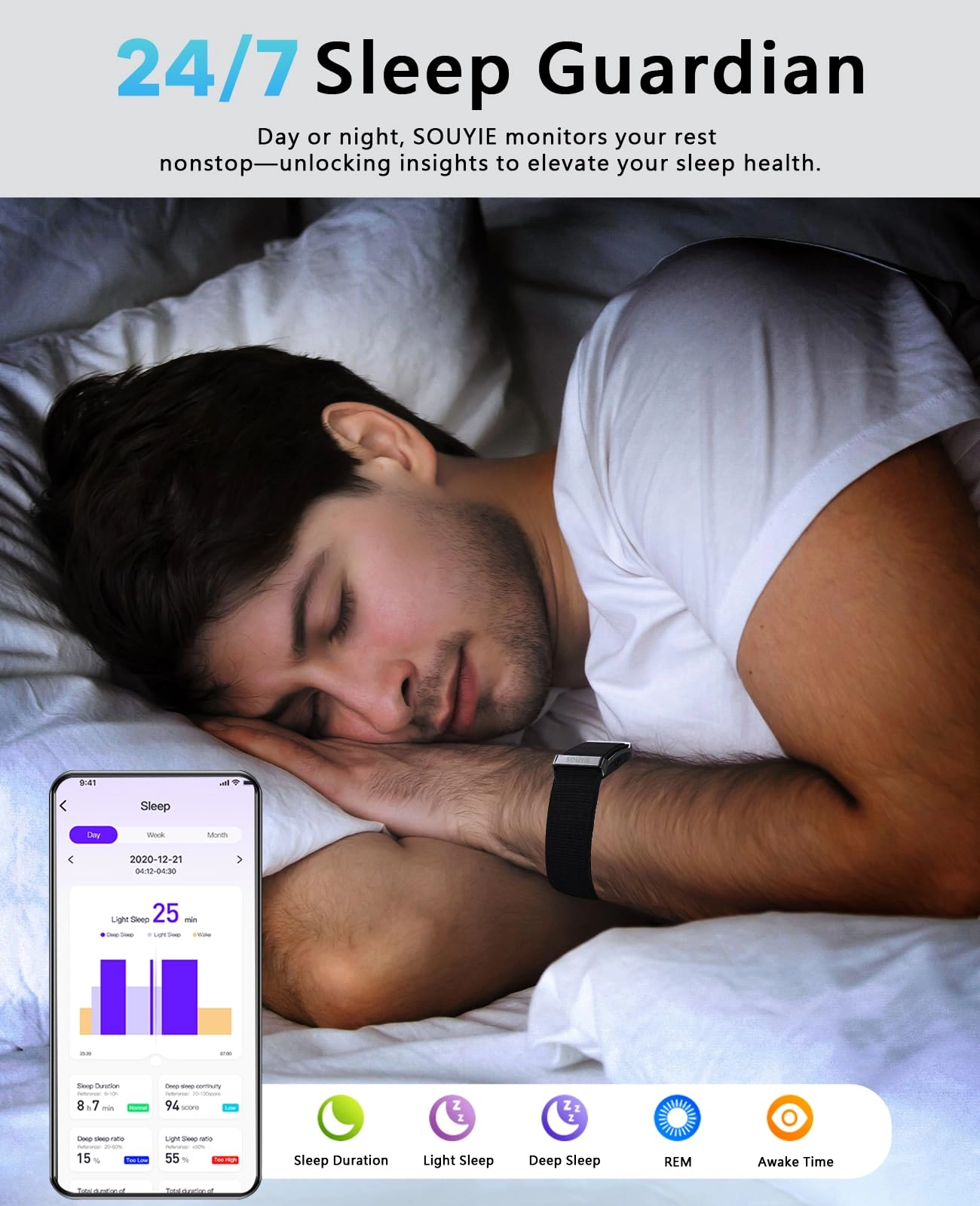 DS10 - 170+ Sports Modes 24H Sleep Tracker