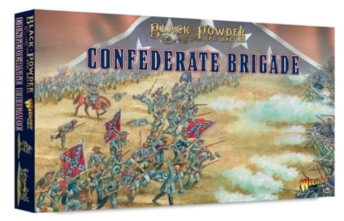 Black Powder Epic Battles American Civil War Confederate Brigade - Plastic Model Kit Unpainted