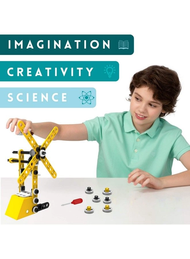 Stem Toys Kids Building Toys - 100 Piece 8 In 1 DIY Learning Construction