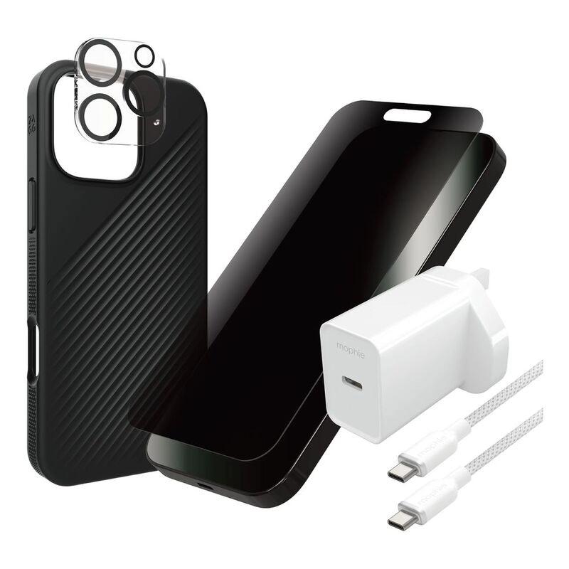 Luxesnap - iPhone 16 Pro Max + IS Privacy + Glass Elite Camera + Cable & Power