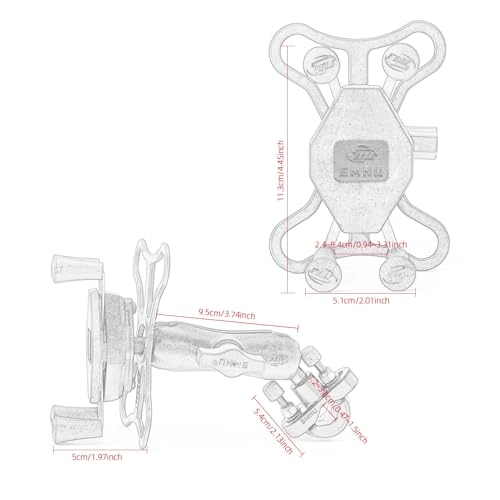 Motorcycle Phone Holder - Handlebar Mount for Apple iPhone R6