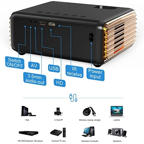 Mini Projector - 8000 lumens 1920*1080P