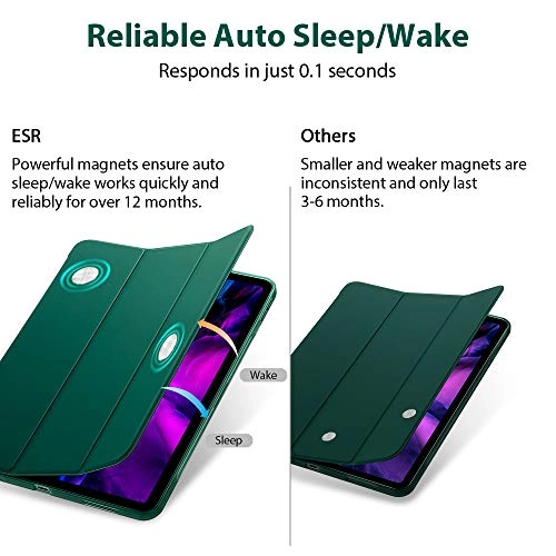 Smart Case with Auto Sleep/Wake and Viewing/Typing Stand Mode for iPad Pro 12.9-inch (2020 & 2018)