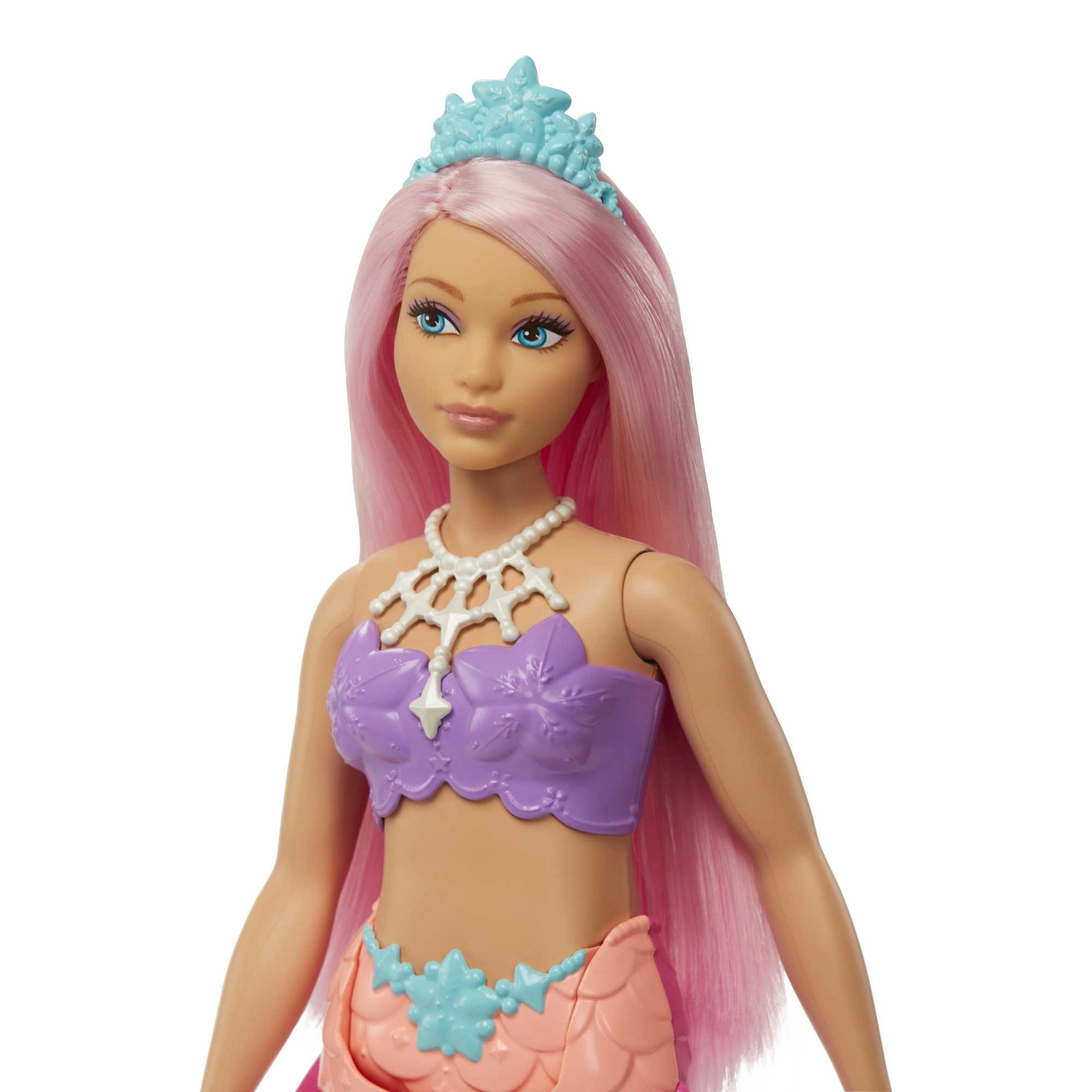 Barbie Dreamtopia Dress-Up Doll - 2-in-1 transformation 8 pieces Ages 36 month(s)+