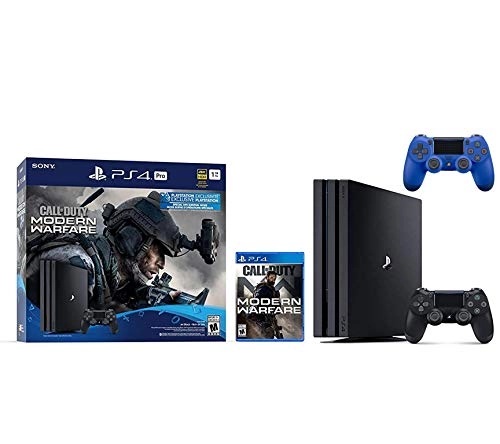 4 Pro - Jet Black + Call of Duty: Modern Warfare + DUALSHOCK 4 Wireless Controller