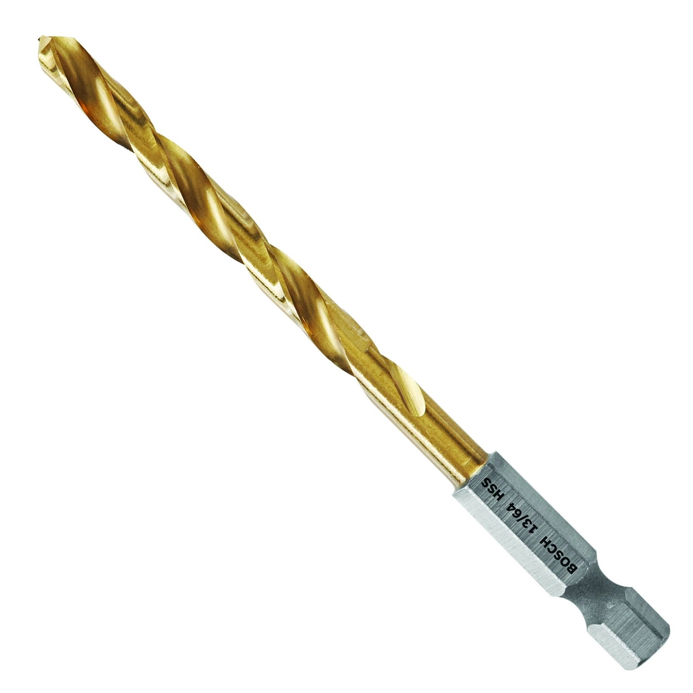 Bosch TI2140IM - Titanium Nitride Coated 1-Piece 13/64 In. x 3-5/8 In.