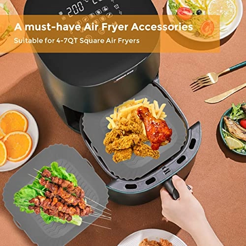 Air Fryer Silicone Liner - Silicone 2 Pack
