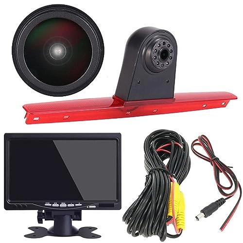 Brake Light Reversing Camera + Rear View Mirror Monitor - Night vision 628 x 586 pixels
