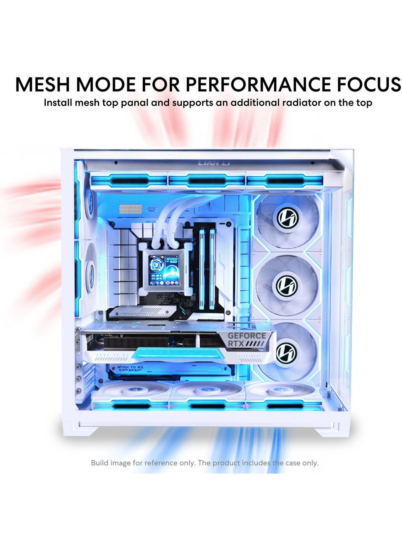 O11 Vision Compact - three sides of tempered glass Mid Tower